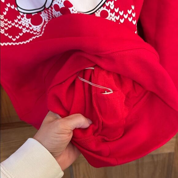 DISNEY Light Up Mickey Mouse Christmas Holiday Crew Neck Sweatshirt - Picture 8 of 11